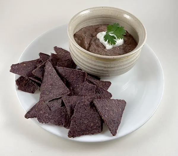 Black Bean Dip with Chips