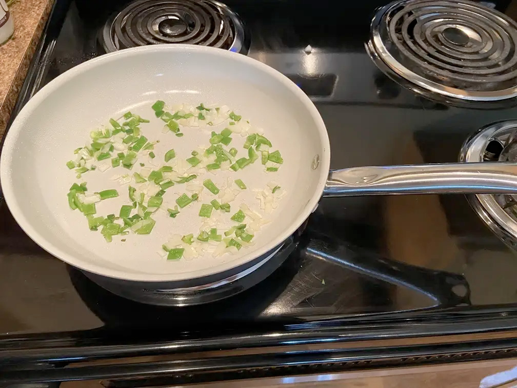 Onions in skillet